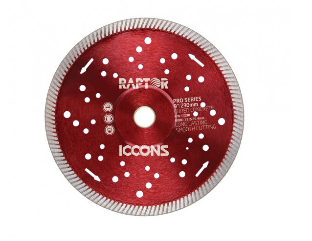 ICCONS TURBO 178MM BLADE RED
